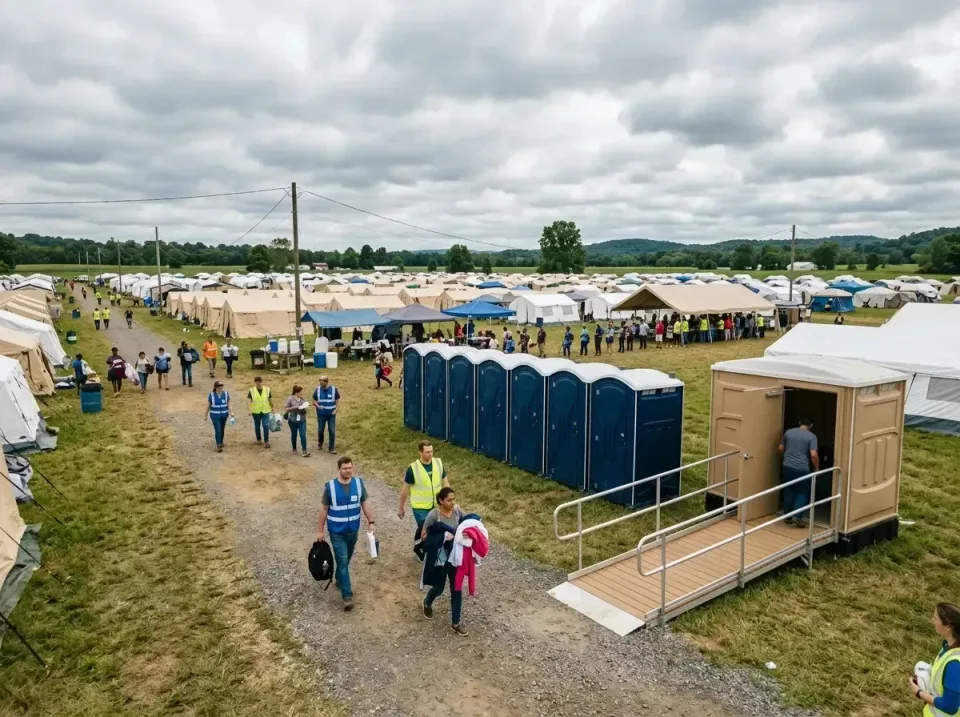 disaster-relief-camp-restrooms-010 — frequently asked questions, Dumpster & Portable Bathrooms Rental in Fairmount, IN